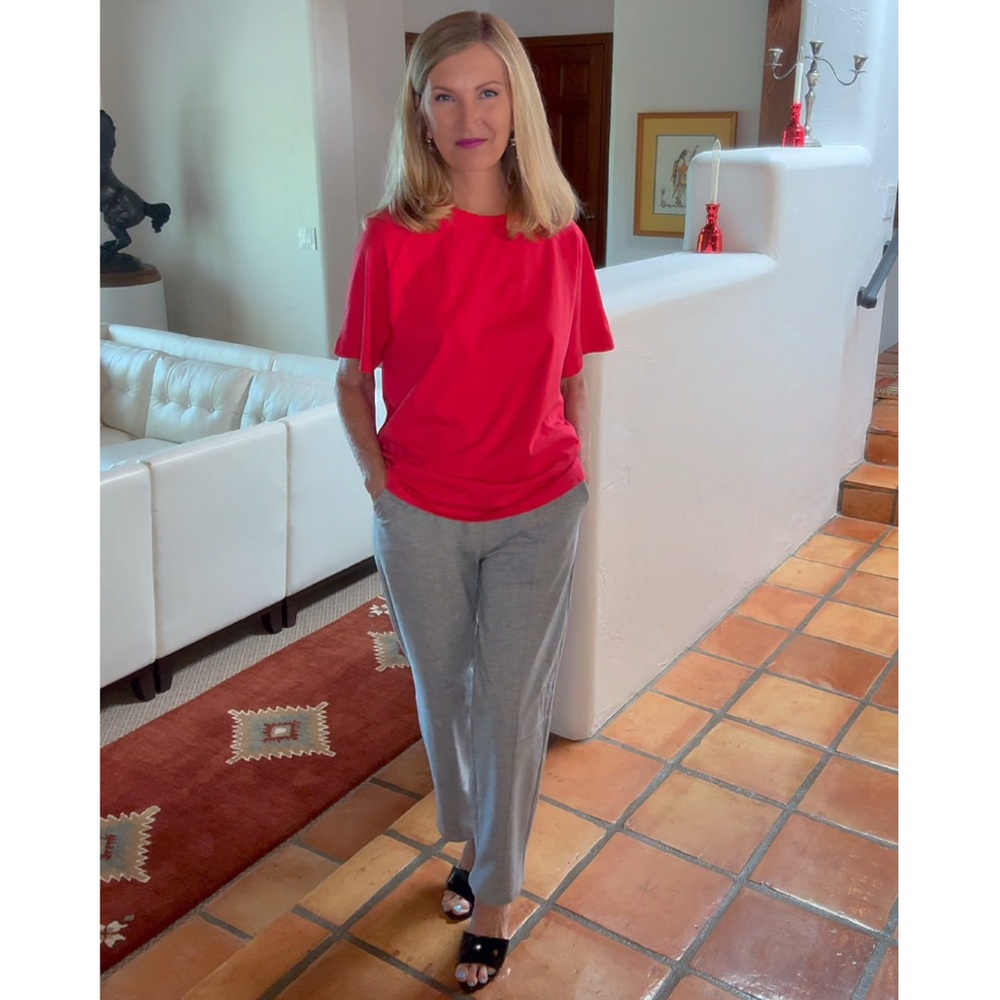 NWT Ladies Gray Sweatpants-S-Pockets - Picture 6 of 8